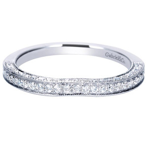 Gabriel 14 Karat Victorian Wedding Band WB9038W44JJ