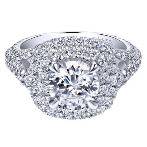 Gabriel 18 Karat Contemporary Engagement Ring ER12000R6W83JJ