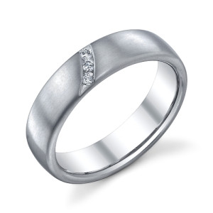 243459 Christian Bauer 18 Karat Diamond Wedding Ring / Band