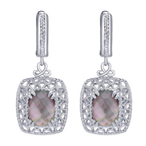 Gabriel Fashion Silver Mediterranean Drop Earrings EG11201SVJXB