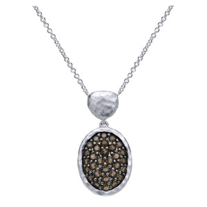 Gabriel Fashion Silver Organic Necklace NK4648SVJSQ