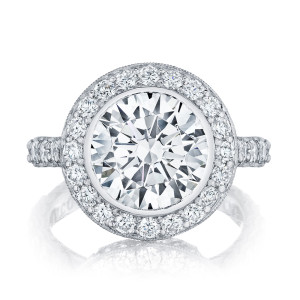 Tacori HT2614RD10 18 Karat RoyalT Engagement Ring