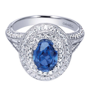 Gabriel Fashion 14 Karat Victorian Ladies' Ring LR6574W44SA