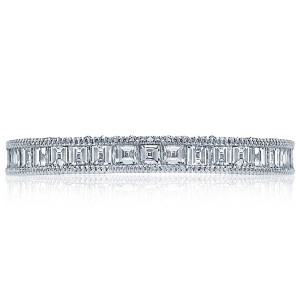 Tacori HT2517B12X 18 Karat Blooming Beauties Diamond Wedding Band