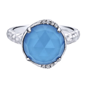 Gabriel Fashion Silver Byblos Ladies' Ring LR50567SV5XT