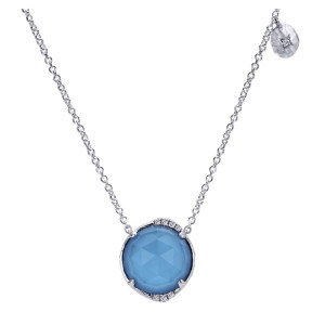 Gabriel Fashion Silver Byblos Chain Necklace NK4777SV5XT