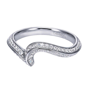 Gabriel 14 Karat Contemporary Wedding Band WB6968W44JJ
