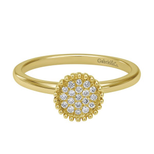 Gabriel Fashion 14 Karat Bombay Ladies' Ring LR50269Y45JJ