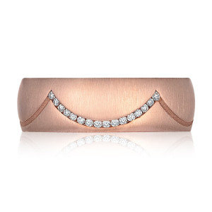 Tacori 92-7RDS 18 Karat Sculpted Crescent Diamond Wedding Band
