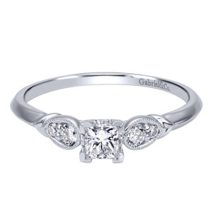 Gabriel 14 Karat Victorian Engagement Ring ER911731S1W44JJ