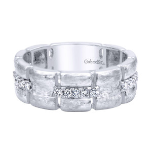 Gabriel Fashion 14 Karat Stackable Ladies' Ring LR6322W45JJ