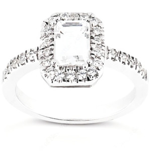 Taryn Collection Platinum Diamond Engagement Ring TQD 105
