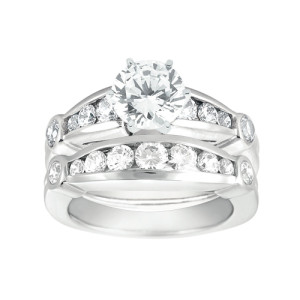 Taryn Collection Platinum Diamond Engagement Ring TQD A-917