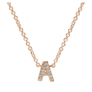 Gabriel Fashion 14 Karat Initial Initial Necklace NK4577A-K45JJ