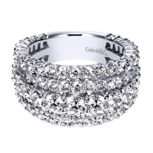 Gabriel Fashion 14 Karat Lusso Diamond Ladies' Ring LR6544W44JJ