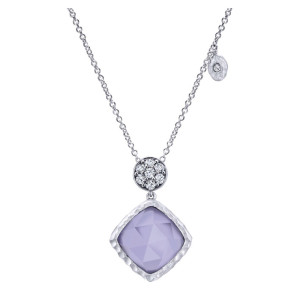 Gabriel Fashion Silver Byblos Chain Necklace NK4784SVJMC