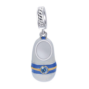 Gabriel Fashion Silver / 18 Karat Two-Tone Treasure Chests Charm Pendant PT978EMMYJLB