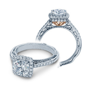 Verragio Venetian-5053CU-TT Platinum Engagement Ring