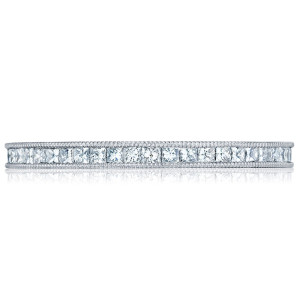 45-15ET Platinum Tacori Sculpted Crescent Diamond Wedding Ring