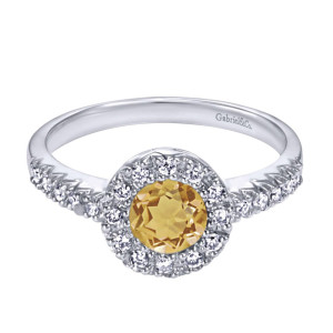 Gabriel Fashion 14 Karat Lusso Color Ladies' Ring LR4423W45CT