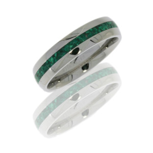 Lashbrook 6D12/MALA POLISH Titanium Wedding Ring or Band