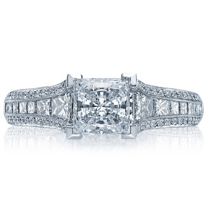 Tacori HT2513PR712X 18 Karat Classic Crescent Engagement Ring