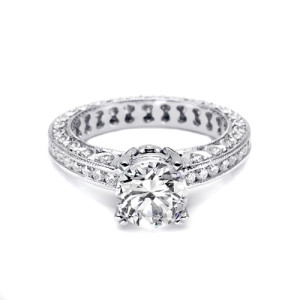 Tacori 18 Karat Crescent Engagement Ring HT2326SMSOL