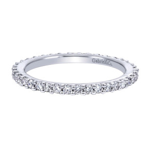 Gabriel Fashion 14 Karat Stackable Stackable Ladies' Ring LR4576W44JJ