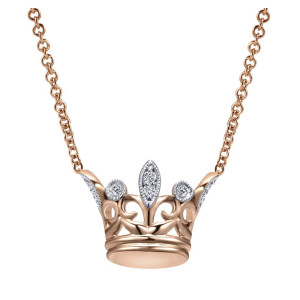 Gabriel Fashion 14 Karat Princess Chain Necklace NK4637K45JJ