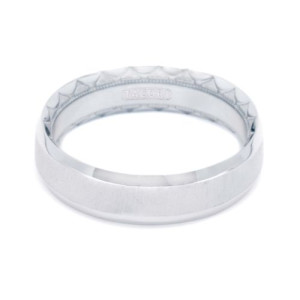 Tacori 626WS Platinum Crescent Wedding Band