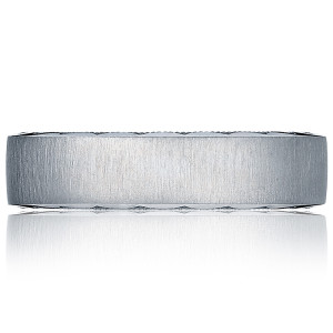 105-6S Platinum Tacori Sculpted Crescent Wedding Ring