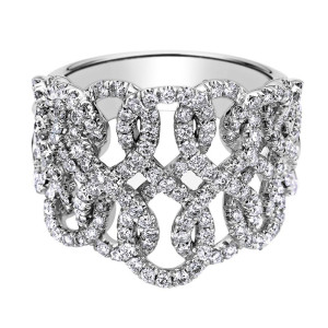 Gabriel Fashion 14 Karat Lusso Diamond Ladies' Ring LR50072W44JJ