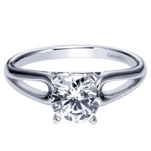 Gabriel 14 Karat Contemporary Engagement Ring ER9181W4JJJ