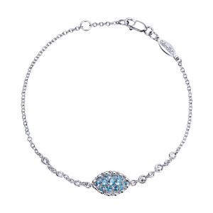 Gabriel Fashion Silver Trends Chain Bracelet TB3074SVJMC