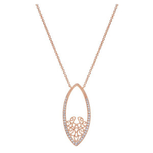 Gabriel Fashion 14 Karat Lace Necklace NK4409K45JJ