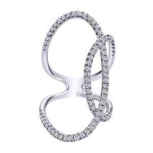 Gabriel Fashion 14 Karat Downtown Ladies' Ring LR50650W45JJ