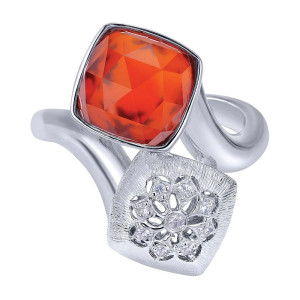 Gabriel Fashion Silver Madison Ladies' Ring LR50307SVJMC