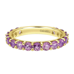 Gabriel Fashion 14 Karat Stackable Stackable Ladies' Ring LR4859Y4JAM