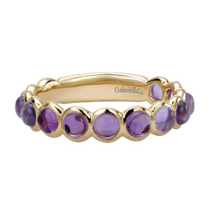 Gabriel Fashion 14 Karat Stackable Stackable Ladies' Ring LR4913Y4JAM