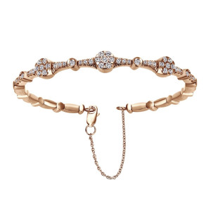Gabriel Fashion 14 Karat Demure Bangle Bracelet BG3703K45JJ