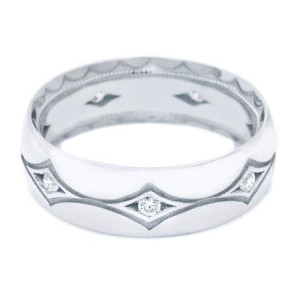 Tacori 1007WD 18 Karat Crescent Wedding Band