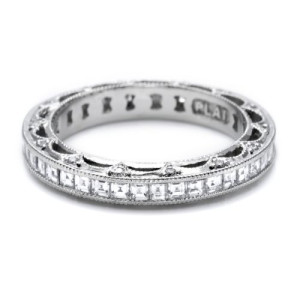 Tacori HT2509B Platinum Wedding Band