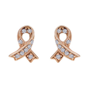 Gabriel Fashion 14 Karat Care Collection Stud Earrings EG10011K45JJ