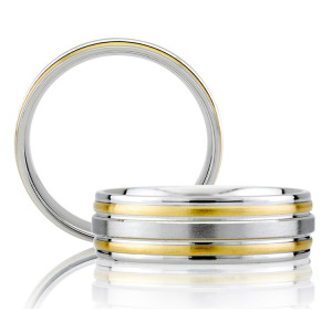 A Jaffe Classic 14 Karat Wedding Ring BR0331