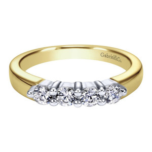 Gabriel 14 Karat Contemporary Wedding Band WB2790M43JJ