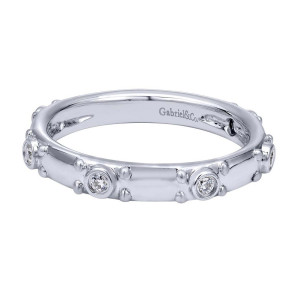 Gabriel Fashion 14 Karat Stackable Ladies' Ring LR4908W44JJ