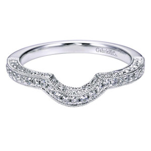 Gabriel 14 Karat Victorian Wedding Band WB6287W44JJ