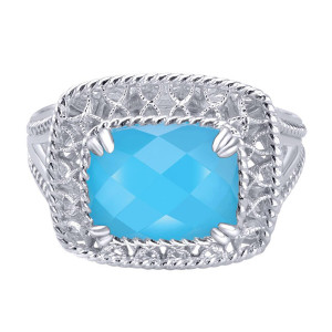 Gabriel Fashion Silver Mediterranean Ladies' Ring LR6141SVJXT