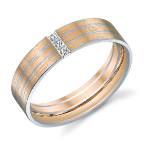 243580 Christian Bauer 14 Karat Diamond Wedding Ring / Band