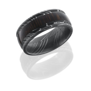 Lashbrook DHW9RED14/WENGE ACID Hard Wood Wedding Ring or Band